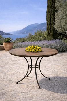 Preview: Große Tischdekoration mit Zitronen aus Keramik – Mediterranes Centerpiece